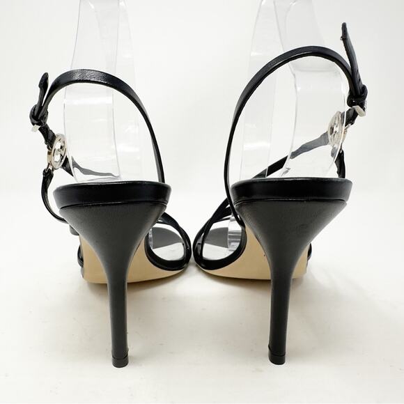 Gucci Strappy GG Sandals Leather Heels Size 39.5 - Picture 5 of 12